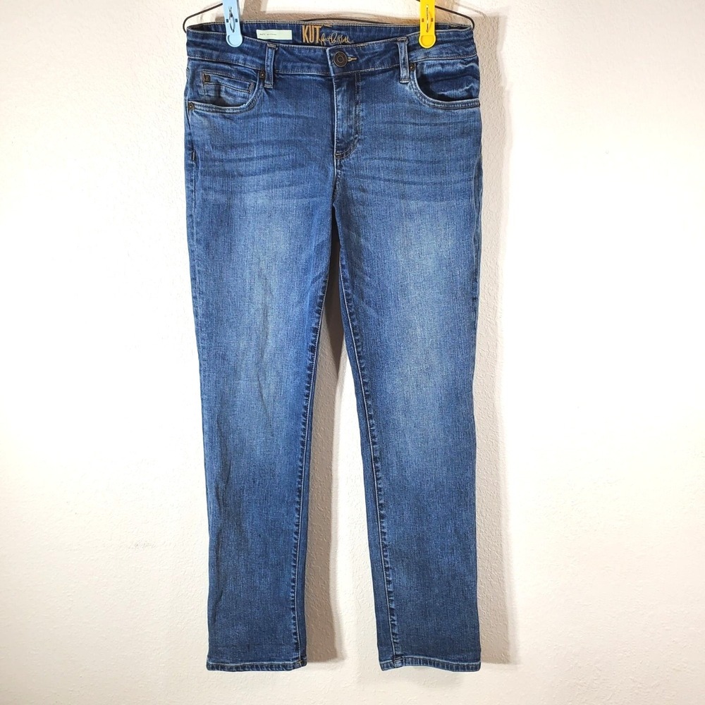 Kut From the Kloth Katy Boyfriend Womens Size 8 Mid-Rise Blue Denim Jeans
